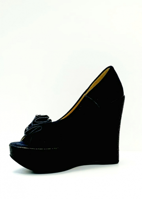 Pantofi Dama Piele Naturala Albastri Groza D02706 [2]