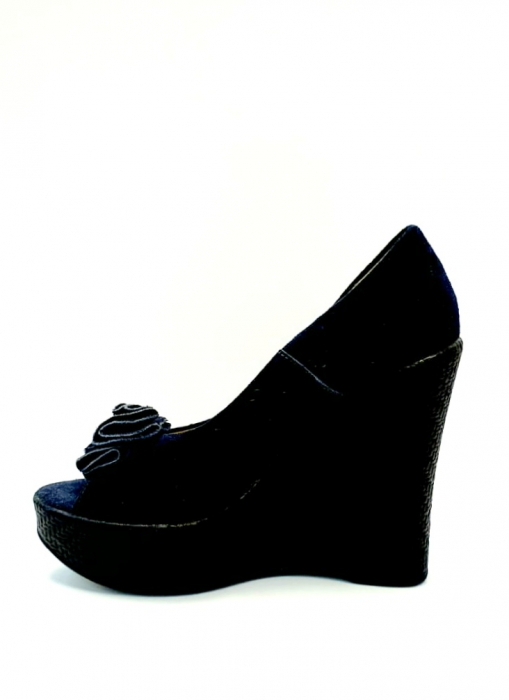 Pantofi Dama Piele Naturala Albastri Groza D02706 [3]