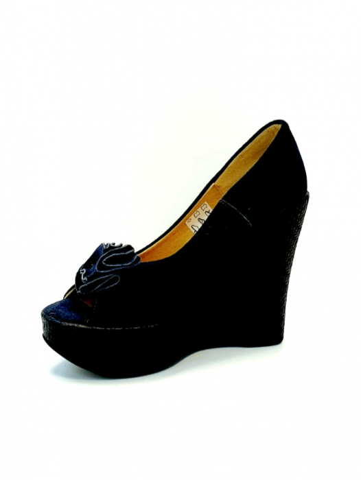 Pantofi Dama Piele Naturala Albastri Groza D02706 [4]