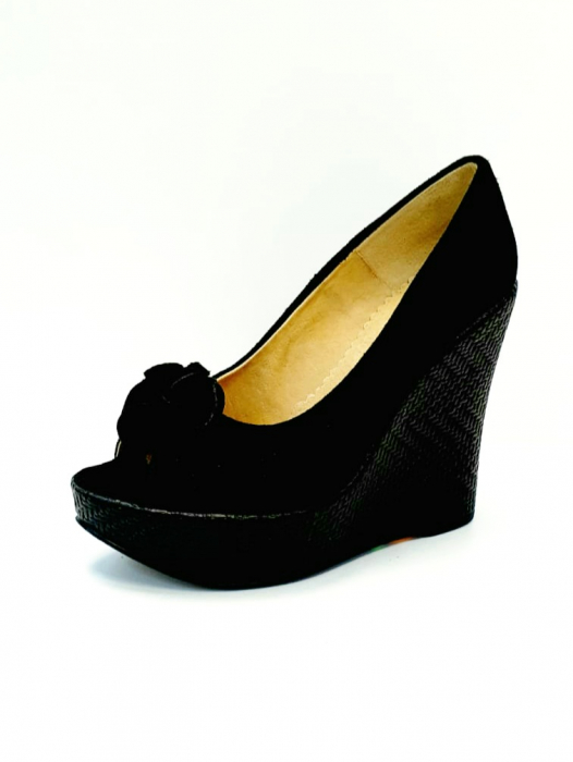 Pantofi Dama Piele Naturala Negri Luiza D02704 [3]