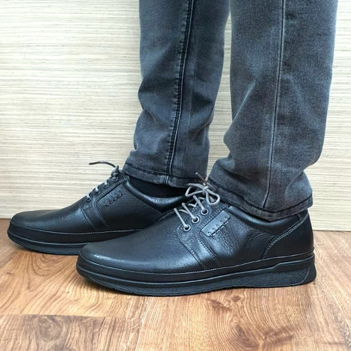Pantofi Barbati Casual Piele Naturala Negri Alexe B00065 [1]