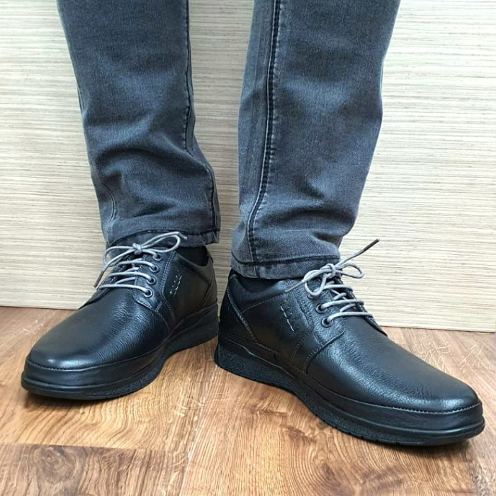 Pantofi Barbati Casual Piele Naturala Negri Alexe B00065 [3]