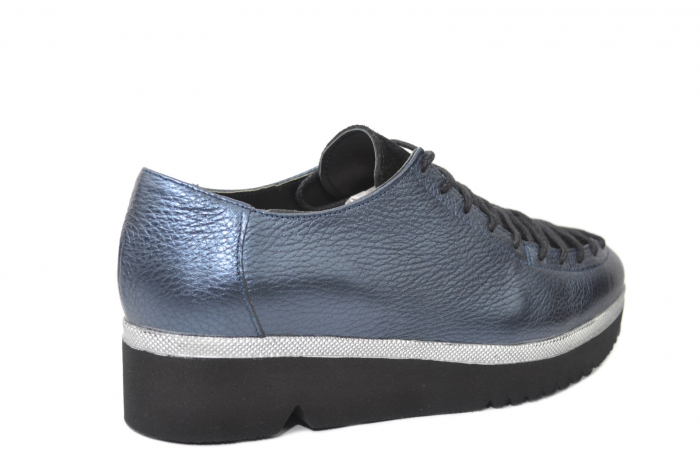 Pantofi Casual Piele Naturala Perlla Bleumarin Dorothea D02203 [4]
