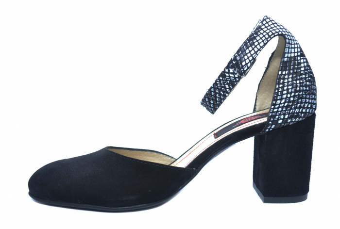 Pantofi Dama Piele Naturala Negri Matheo Fiorella D02209 [2]