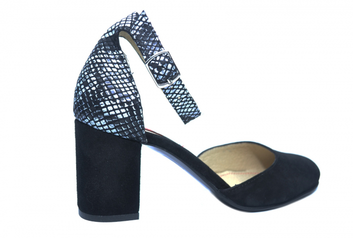 Pantofi Dama Piele Naturala Negri Matheo Fiorella D02209 [4]