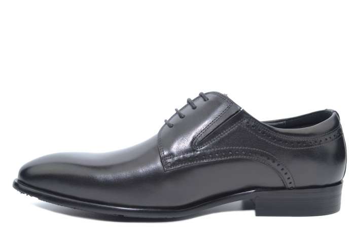 Pantofi Barbati Piele Naturala Negri Edison B00045 [2]