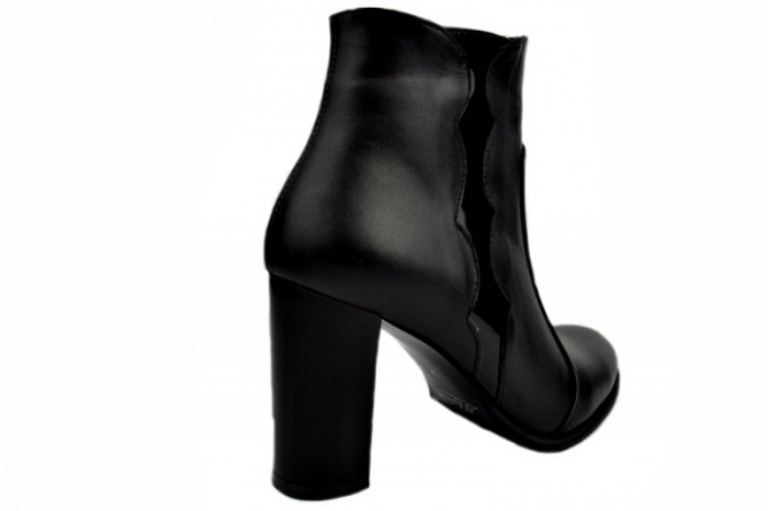 Ghete Dama Piele Naturala Matheo Negre Salma D01436 [2]