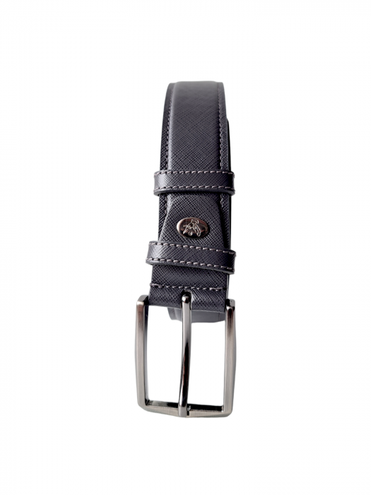 Curea Barbati Piele Naturala Gri Zavier C00042 [2]