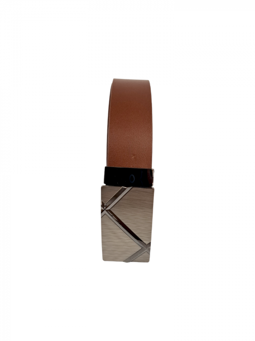 Curea Barbati Piele Naturala Maro Efrem C00034 [3]