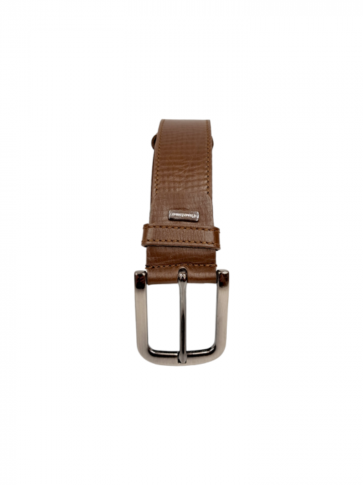 Curea Barbati Piele Naturala Maro Zenon C00038 [2]