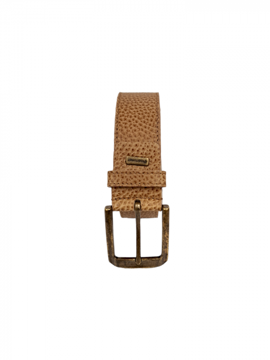 Curea Barbati Piele Naturala Maro Zenon C00039 [3]
