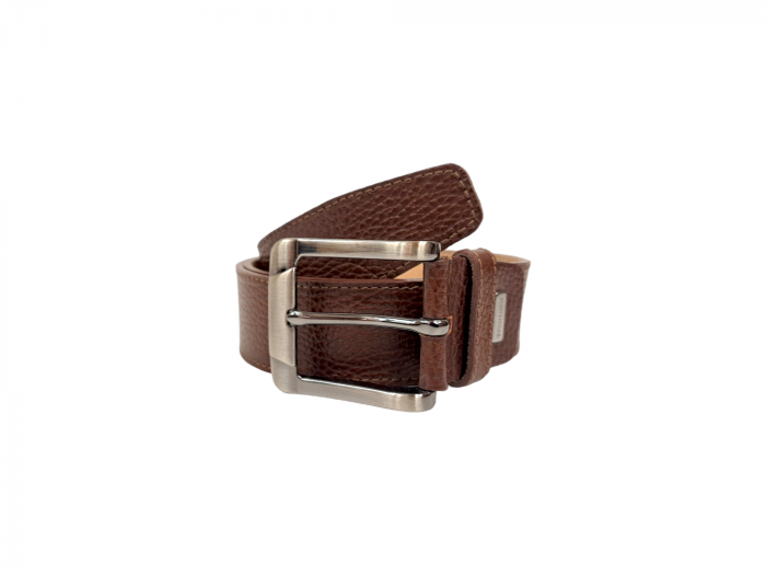 Curea Barbati Piele Naturala Maro Zenon C00040 [2]