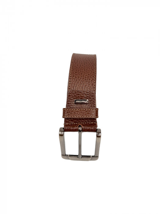 Curea Barbati Piele Naturala Maro Zenon C00040 [3]