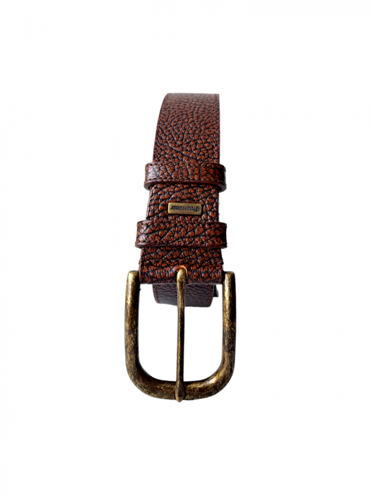 Curea Barbati Piele Naturala Maro Zenon C00046 [2]