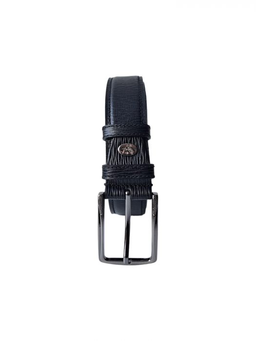 Curea Barbati Piele Naturala Neagra Zavier C00048 [2]