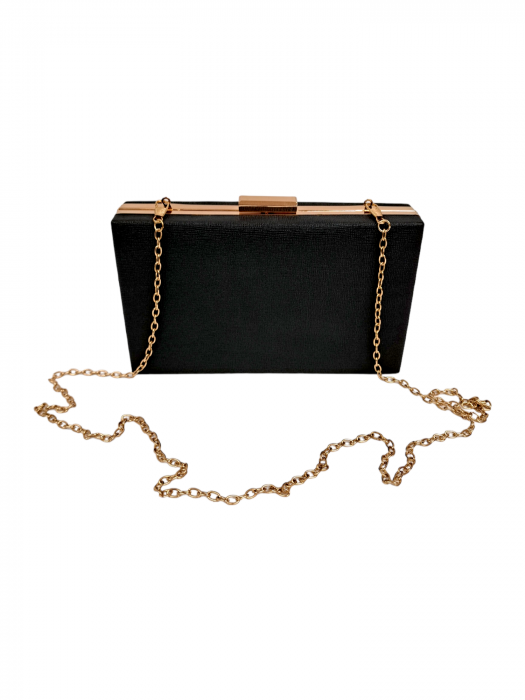 Geanta Clutch Neagra Selena E00030 [2]