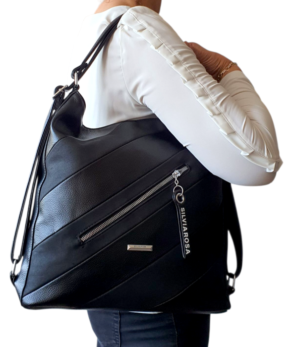 Geanta Dama Neagra Andra Silvia Rosa G04463 [7]