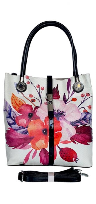 Geanta Dama Multicolora Zina Silvia Rosa G04334 [2]