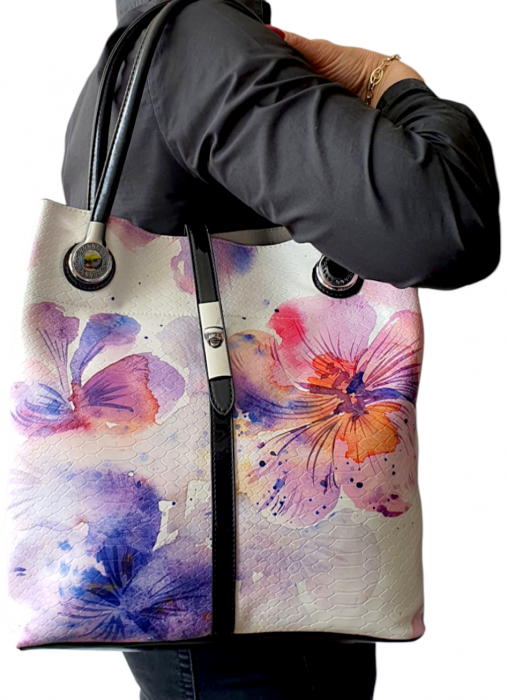 Geanta Dama Multicolora Zina Silvia Rosa G04335 [8]