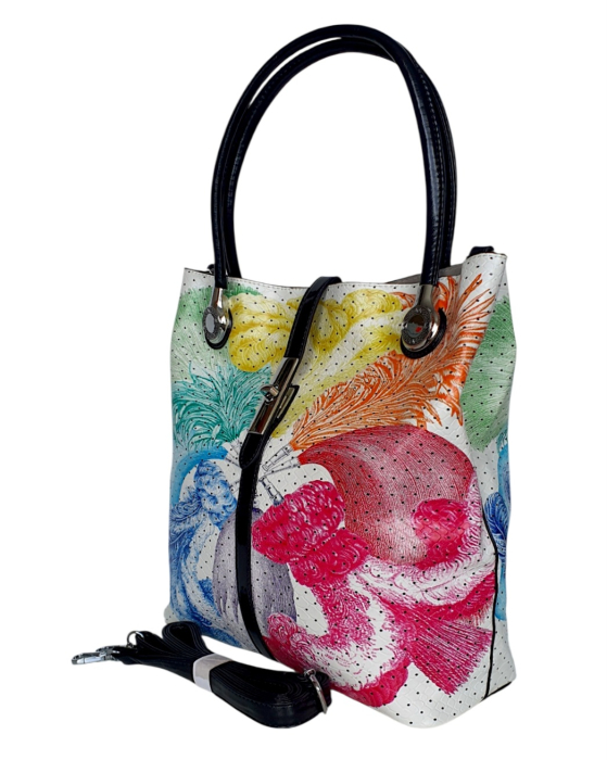 Geanta Dama Multicolora Zina Silvia Rosa G04825 [4]