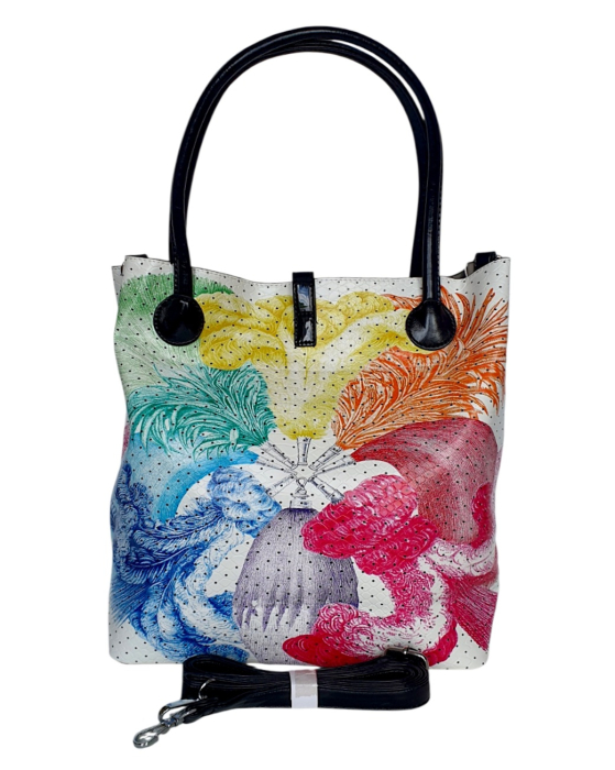Geanta Dama Multicolora Zina Silvia Rosa G04825 [2]