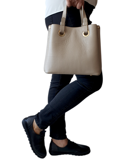 Geanta Dama Piele Naturala Bej Artemis G04615 [7]