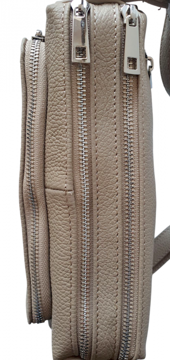 Geanta Dama Piele Naturala Bej Eca G04144 [5]