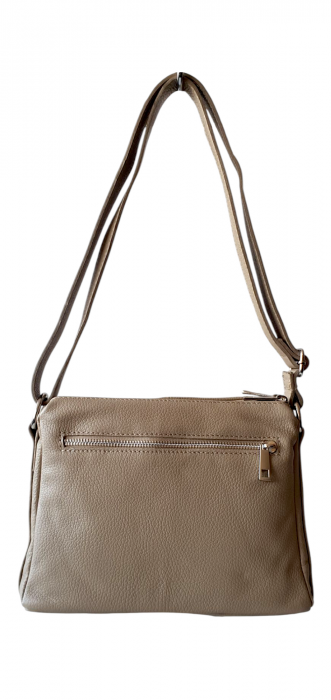 Geanta Dama Piele Naturala Bej Eca G04144 [4]