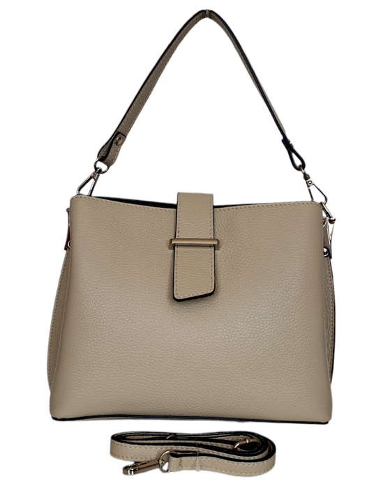 Geanta Dama Piele Naturala Bej Irelia V. Fabbiano G04740 [2]