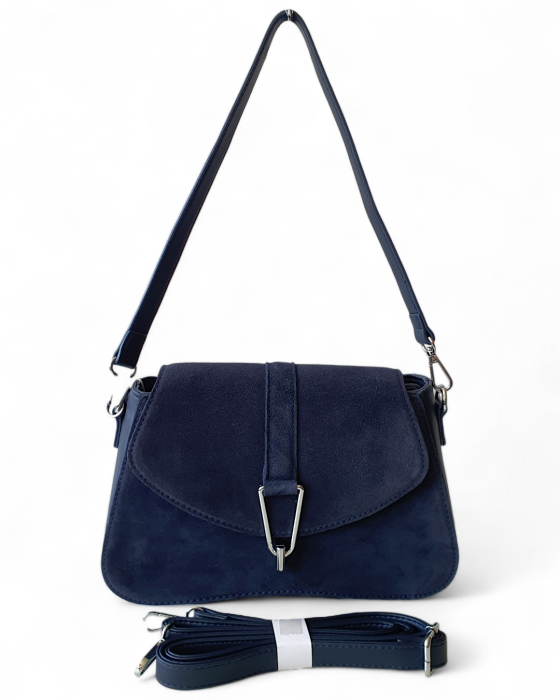 Geanta Dama Piele Naturala Bleumarin Andreea V. Fabbiano G04748 [2]