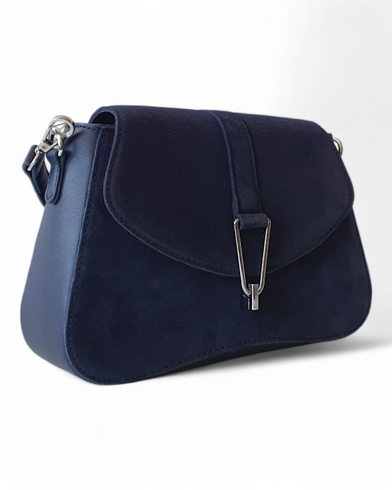 Geanta Dama Piele Naturala Bleumarin Andreea V. Fabbiano G04748 [3]