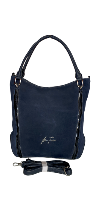 Geanta Dama Piele Naturala Bleumarin Daciana V. Fabbiano G04626 [2]