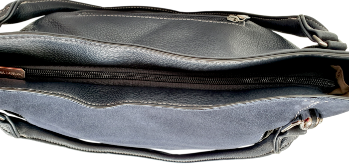 Geanta Dama Piele Naturala Bleumarin Daciana V. Fabbiano G04626 [5]
