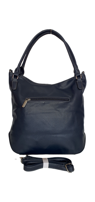 Geanta Dama Piele Naturala Bleumarin Daciana V. Fabbiano G04626 [4]