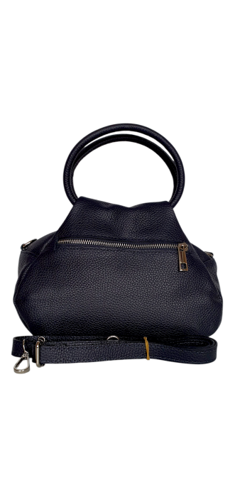 Geanta Dama Piele Naturala Bleumarin Ilinca G04577 [4]