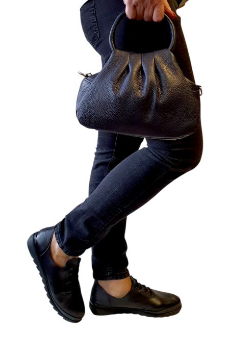 Geanta Dama Piele Naturala Bleumarin Ilinca G04577 [7]