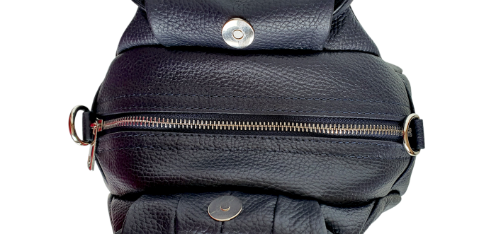 Geanta Dama Piele Naturala Bleumarin Ilinca G04577 [5]