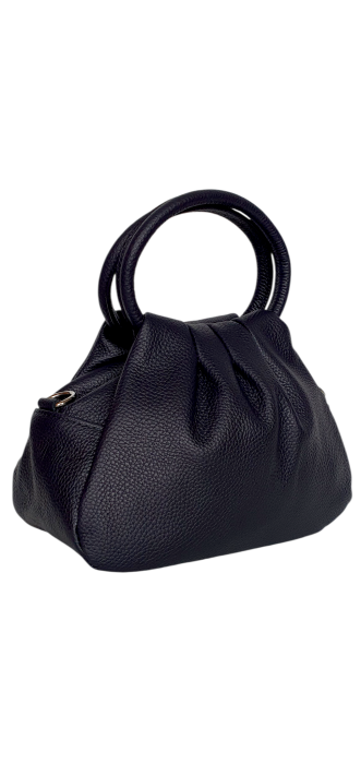 Geanta Dama Piele Naturala Bleumarin Ilinca G04577 [3]