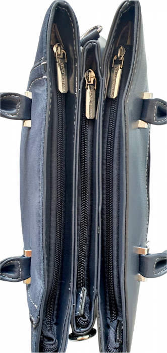 Geanta Dama Piele Naturala Bleumarin Olga G04141 [5]