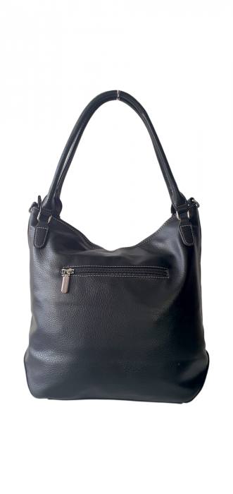 Geanta Dama Piele Naturala Neagra Daciana V. Fabbiano  G03397 [4]