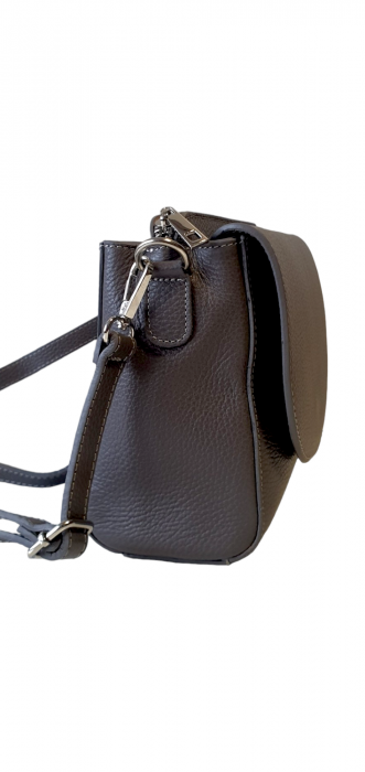 Geanta Dama Piele Naturala Grej Caterina G03375 [2]