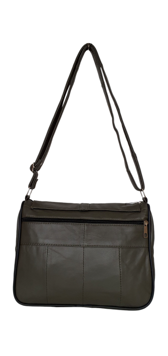 Geanta Dama Piele Naturala Verde Emi G04601 [4]