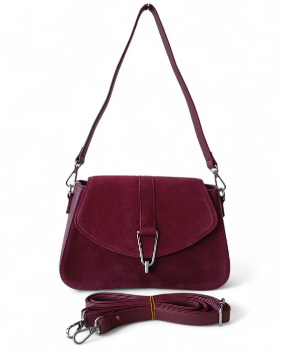 Geanta Dama Piele Naturala Grena Andreea V. Fabbiano G04747 [2]