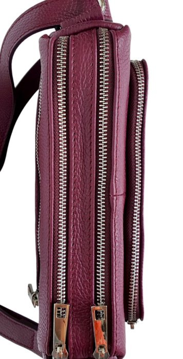 Geanta Dama Piele Naturala Grena Eca G04735 [5]