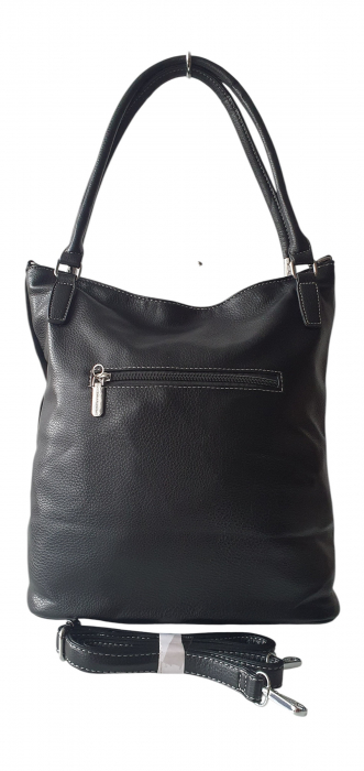 Geanta Dama Piele Naturala Neagra Alina G04118 [2]