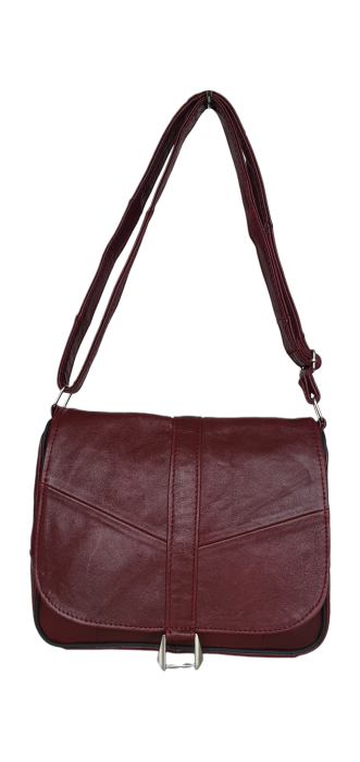 Geanta Dama Piele Naturala Grena Emi G04656 [3]