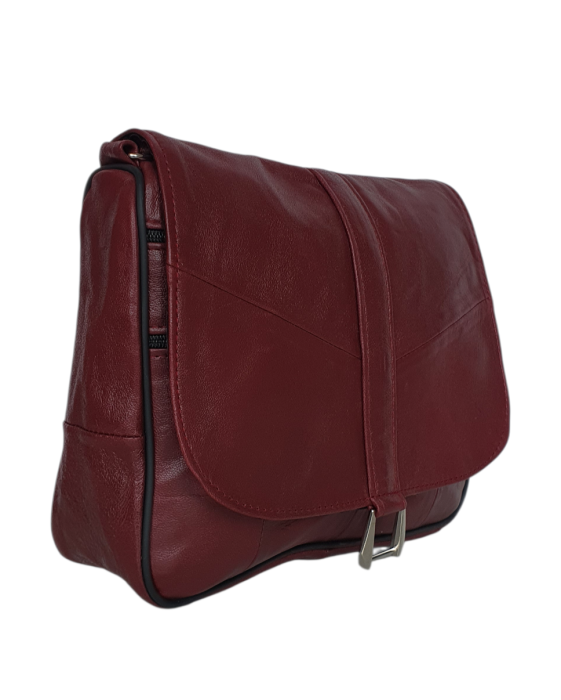 Geanta Dama Piele Naturala Grena Emi G04656 [2]