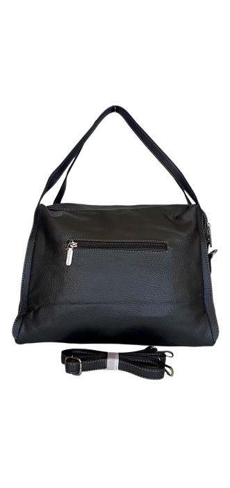 Geanta Dama Piele Naturala Gri Faby G04505 [4]