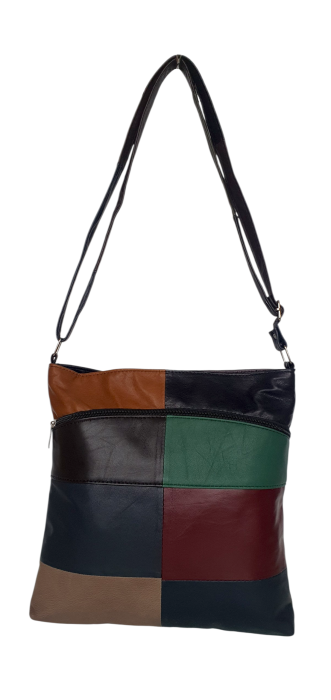 Geanta Dama Piele Naturala Multicolor Evelina G04587 [2]