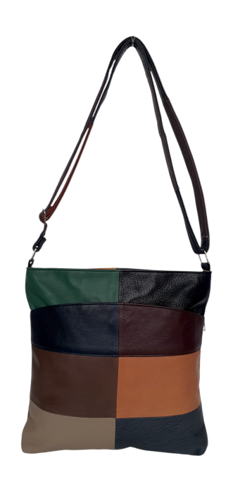 Geanta Dama Piele Naturala Multicolor Evelina G04588 [4]